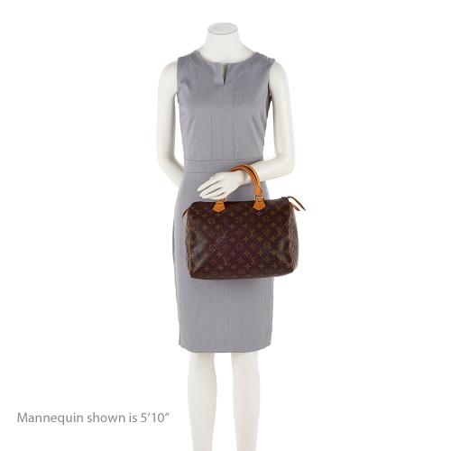 Louis Vuitton Monogram Canvas Speedy 30 Satchel (SHF-14234)