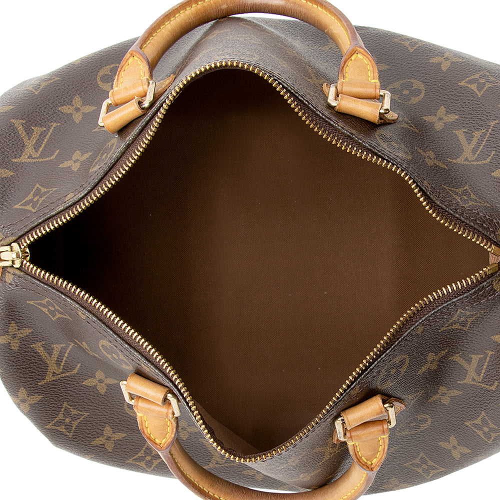 Louis Vuitton Monogram Canvas Speedy 30 Satchel -  (SHF-17824)