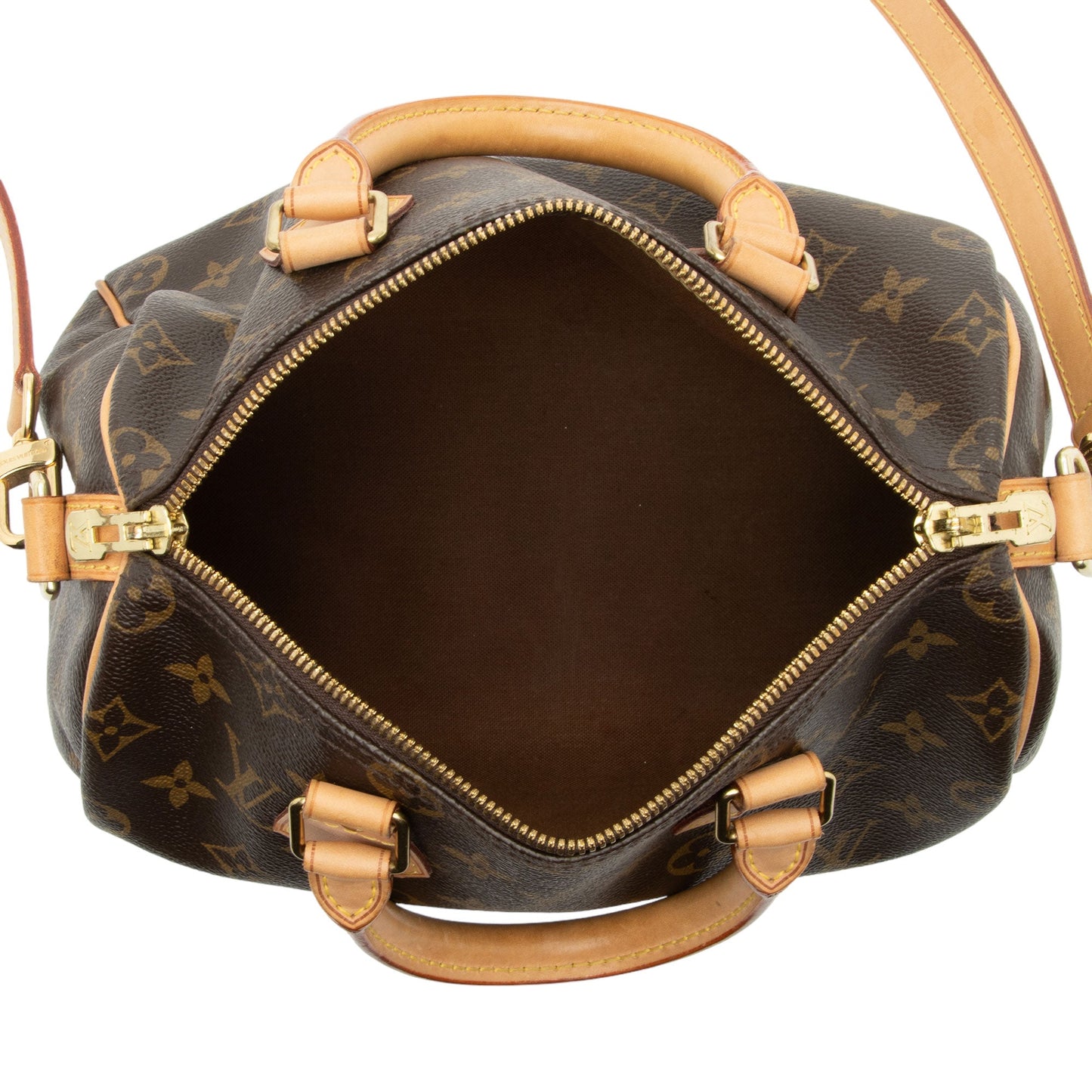 Louis Vuitton Monogram Canvas Speedy Bandouliere 25 Satchel (SHF-oUmJ5y)