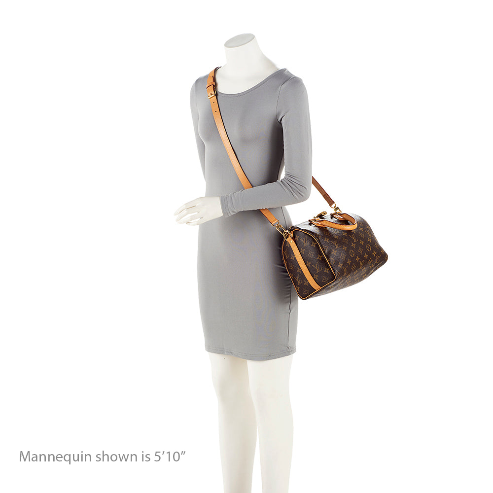Louis Vuitton Monogram Canvas Speedy Bandouliere 25 Satchel (SHF-3K4Gdy)