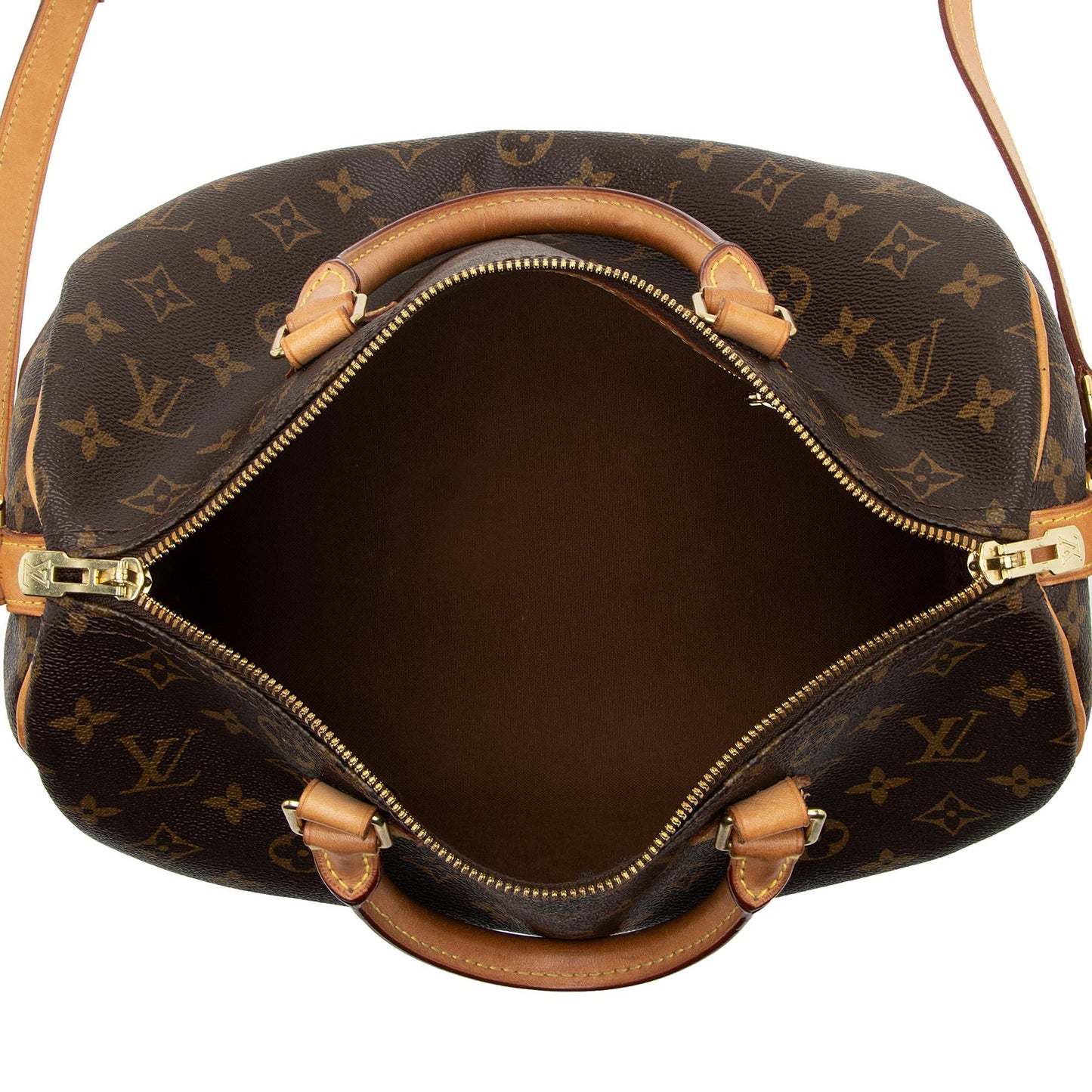 Louis Vuitton Monogram Canvas Speedy Bandouliere 30 Satchel (SHF-9WC80g)