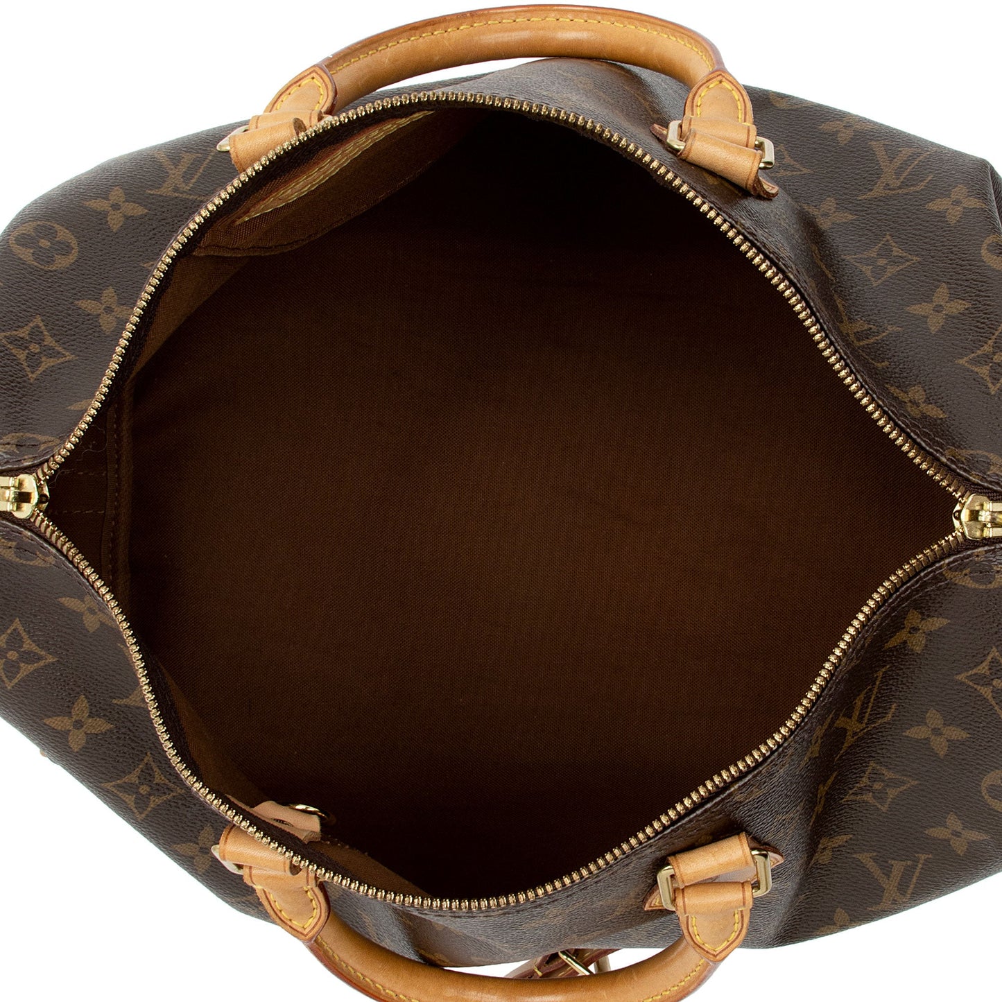 Louis Vuitton Monogram Canvas Speedy Bandouliere 35 Satchel (SHF-a265Zd)