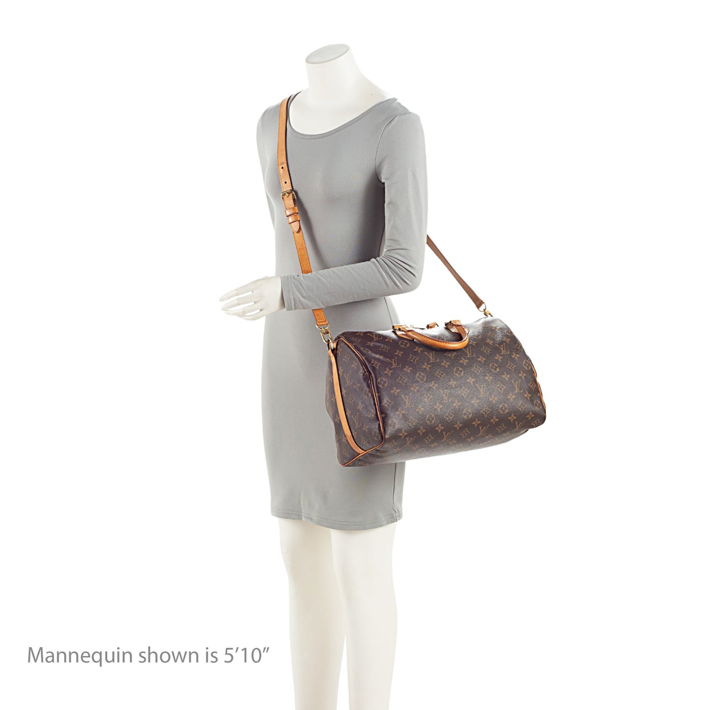 Louis Vuitton Monogram Canvas Speedy Bandouliere 35 Satchel (SHF-4v9vw4)