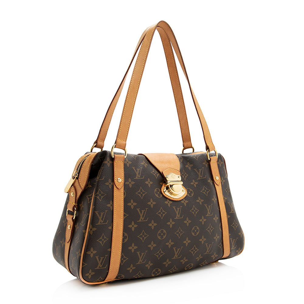 Louis Vuitton Monogram Canvas Stresa PM Shoulder Bag (SHF-20255)
