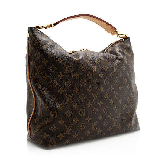 Louis Vuitton Monogram Canvas Sully MM Shoulder Bag (SHF-21346)