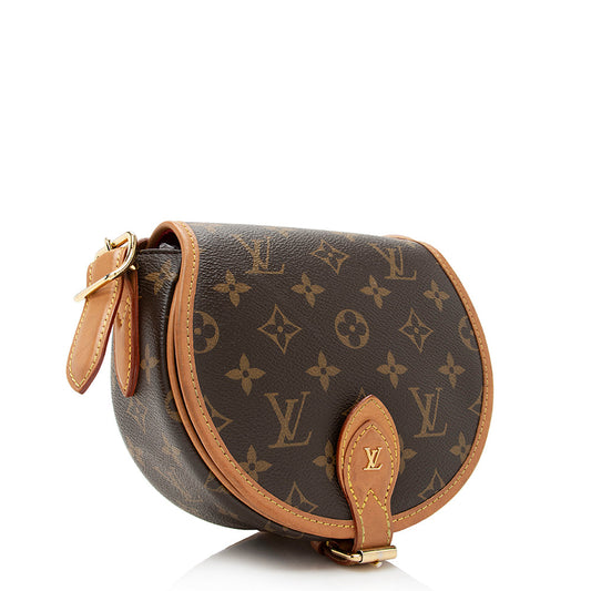 Louis Vuitton Monogram Canvas Tambourin Shoulder Bag (SHF-21577)