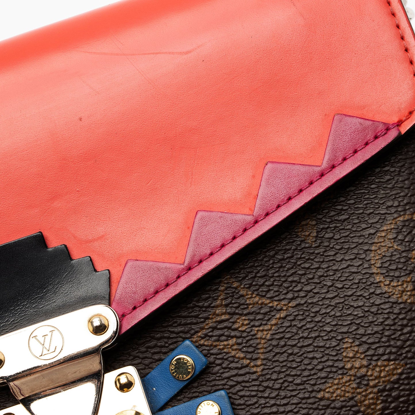 Louis Vuitton Monogram Canvas Totem Chain Wallet (SHF-w9WsuG)