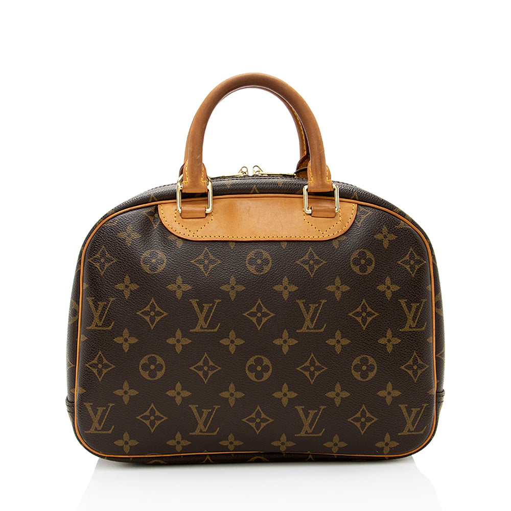 Louis Vuitton Monogram Canvas Trouville Satchel -  (SHF-19417)