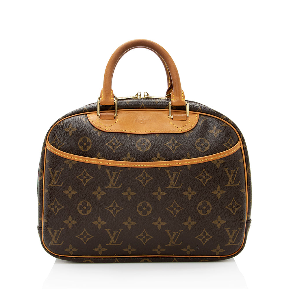 Louis Vuitton Monogram Canvas Trouville Satchel -  (SHF-19417)