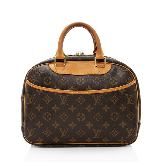 Louis Vuitton Monogram Canvas Trouville Satchel -  (SHF-19417)