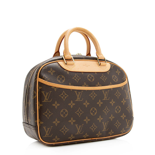 Louis Vuitton Monogram Canvas Trouville Satchel (SHF-20022)