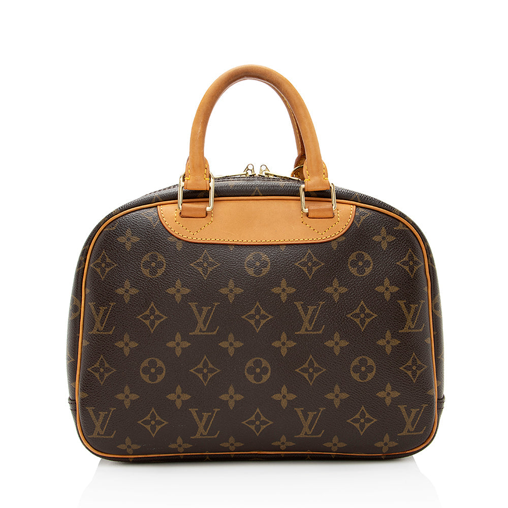 Louis Vuitton Monogram Canvas Trouville Satchel (SHF-21506)