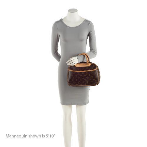 Louis Vuitton Monogram Canvas Trouville Satchel (SHF-22946)
