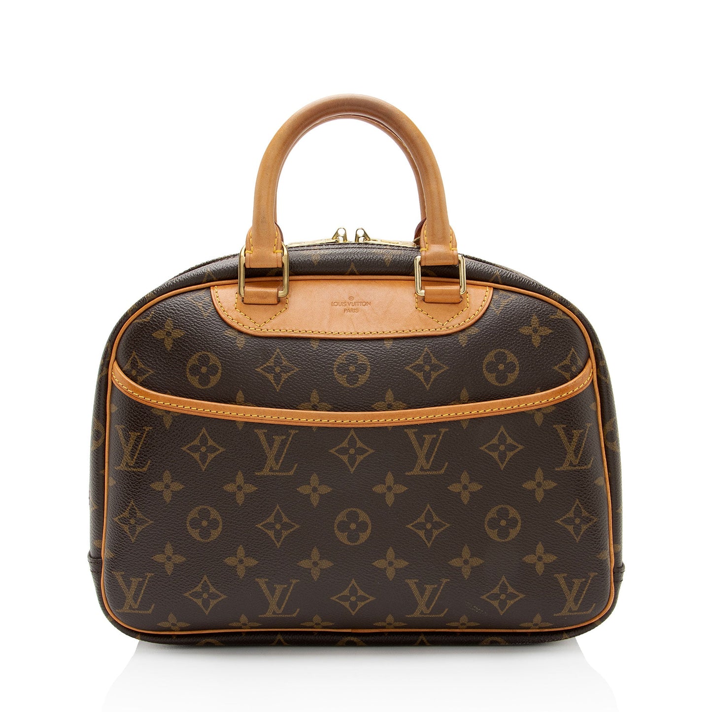 Louis Vuitton Monogram Canvas Trouville Satchel (SHF-6njWHt)