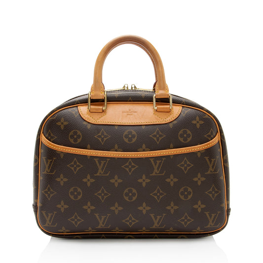 Louis Vuitton Monogram Canvas Trouville Satchel (SHF-6njWHt)