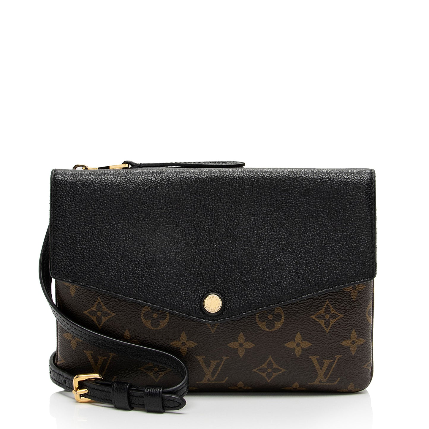 Louis Vuitton Monogram Canvas Twinset Shoulder Bag (SHF-6mMbf4)
