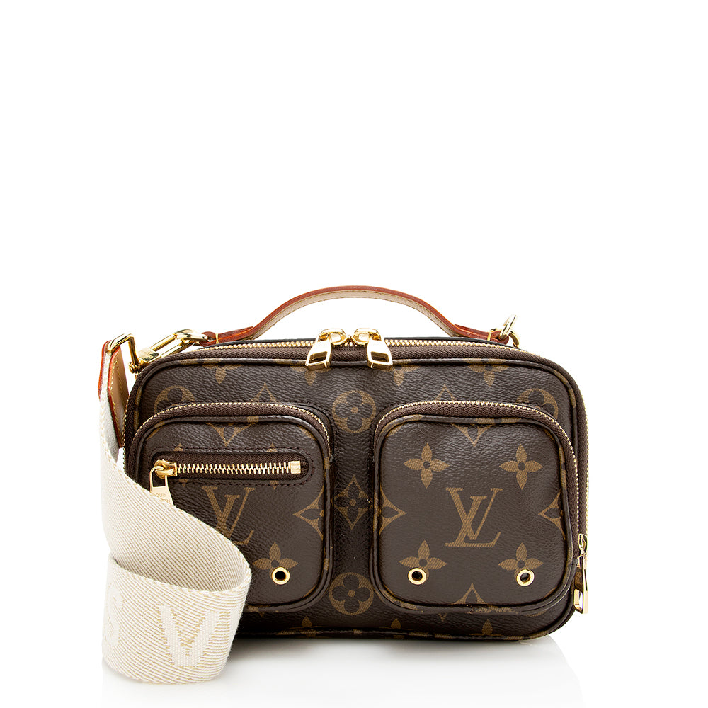Louis Vuitton Monogram Canvas Utility Bag (SHF-20456)