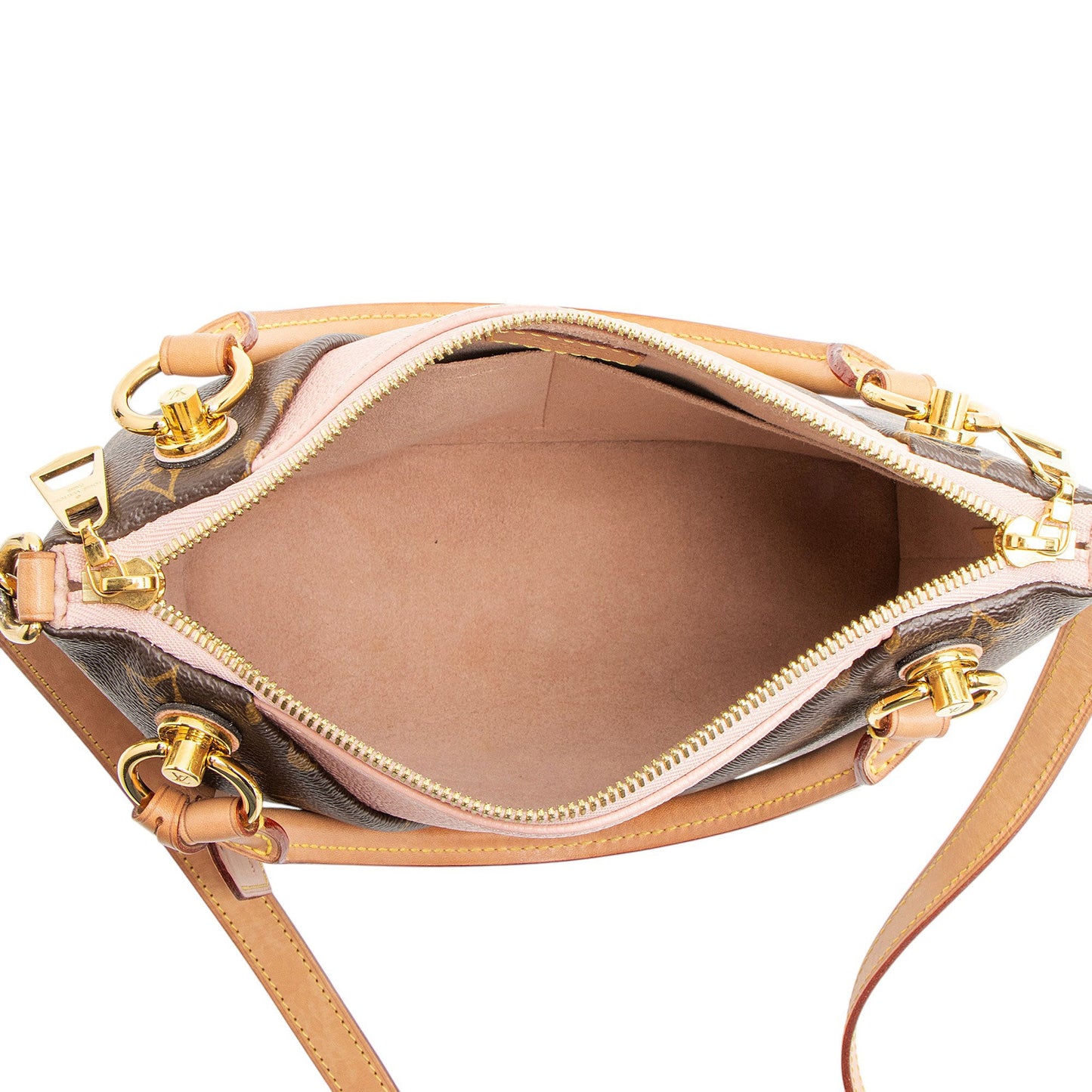 Louis Vuitton Monogram Canvas V Tote BB (SHF-m056eT)