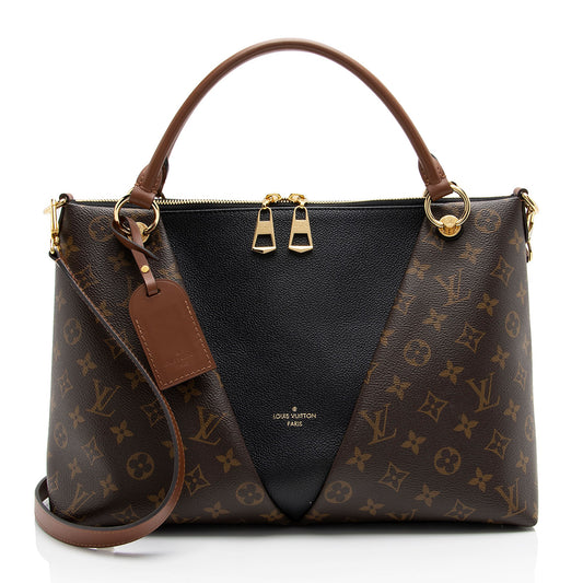 Louis Vuitton Monogram Canvas V Tote MM (SHF-mj9iOY)