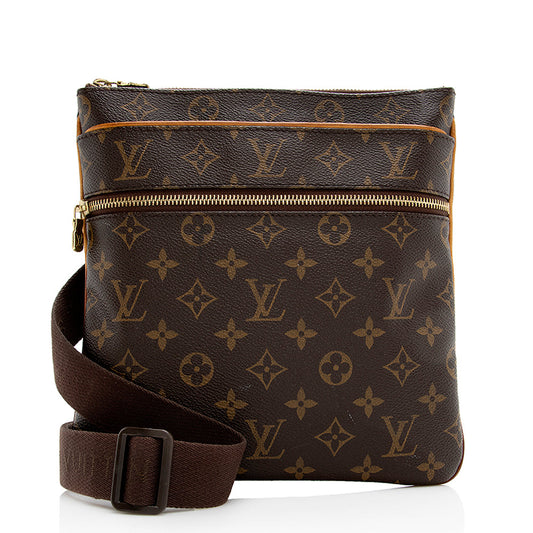 Louis Vuitton Monogram Canvas Valmy Pochette Messenger Bag (SHF-21364)