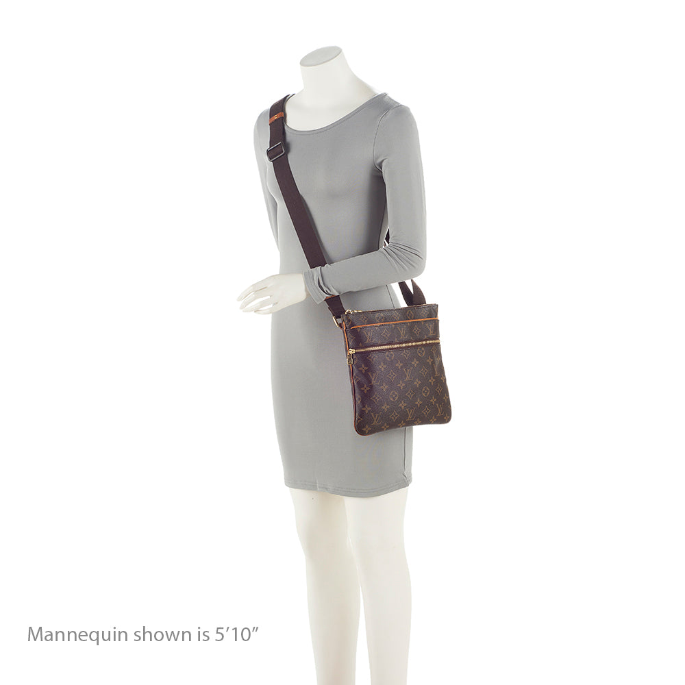 Louis Vuitton Monogram Canvas Valmy Pochette Messenger (SHF-FCI1ag)