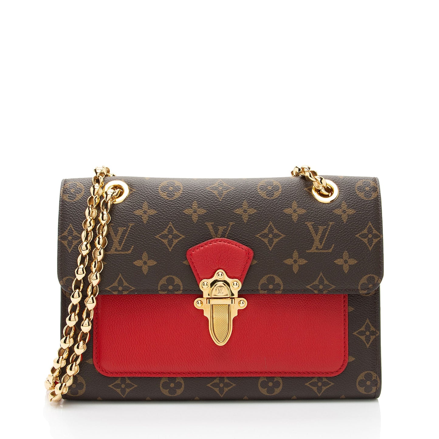 Louis Vuitton Monogram Canvas Victoire Chain Bag (SHF-MCNB1E)