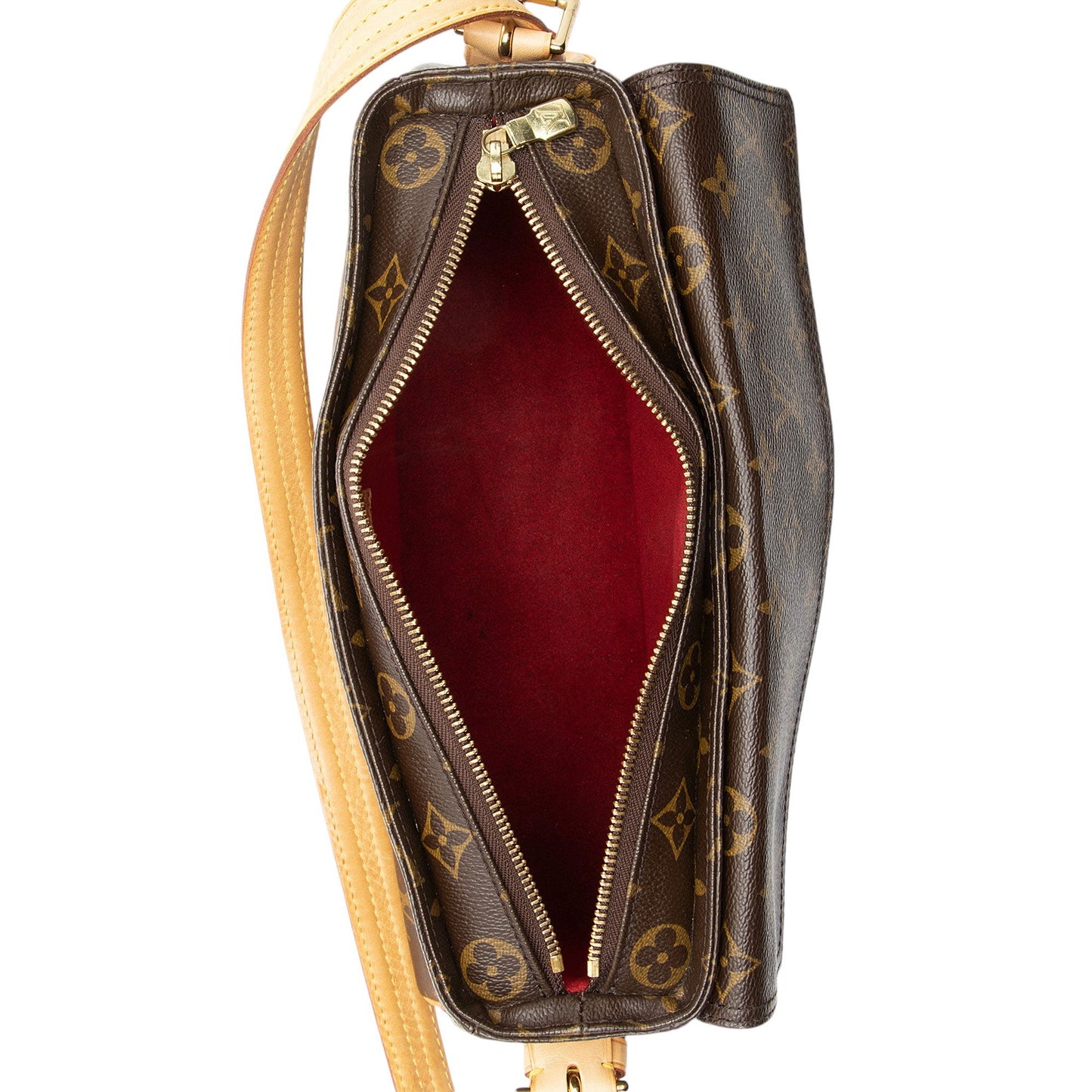 Louis Vuitton Monogram Canvas Viva Cite MM Shoulder Bag (SHF-m3qw2r)