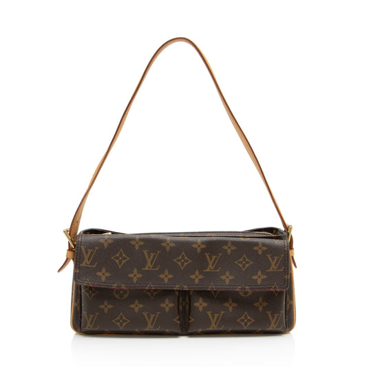 Louis Vuitton Vintage Monogram Canvas Viva Cite MM Shoulder Bag