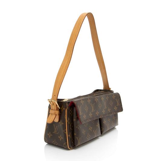 Louis Vuitton Vintage Monogram Canvas Viva Cite MM Shoulder Bag