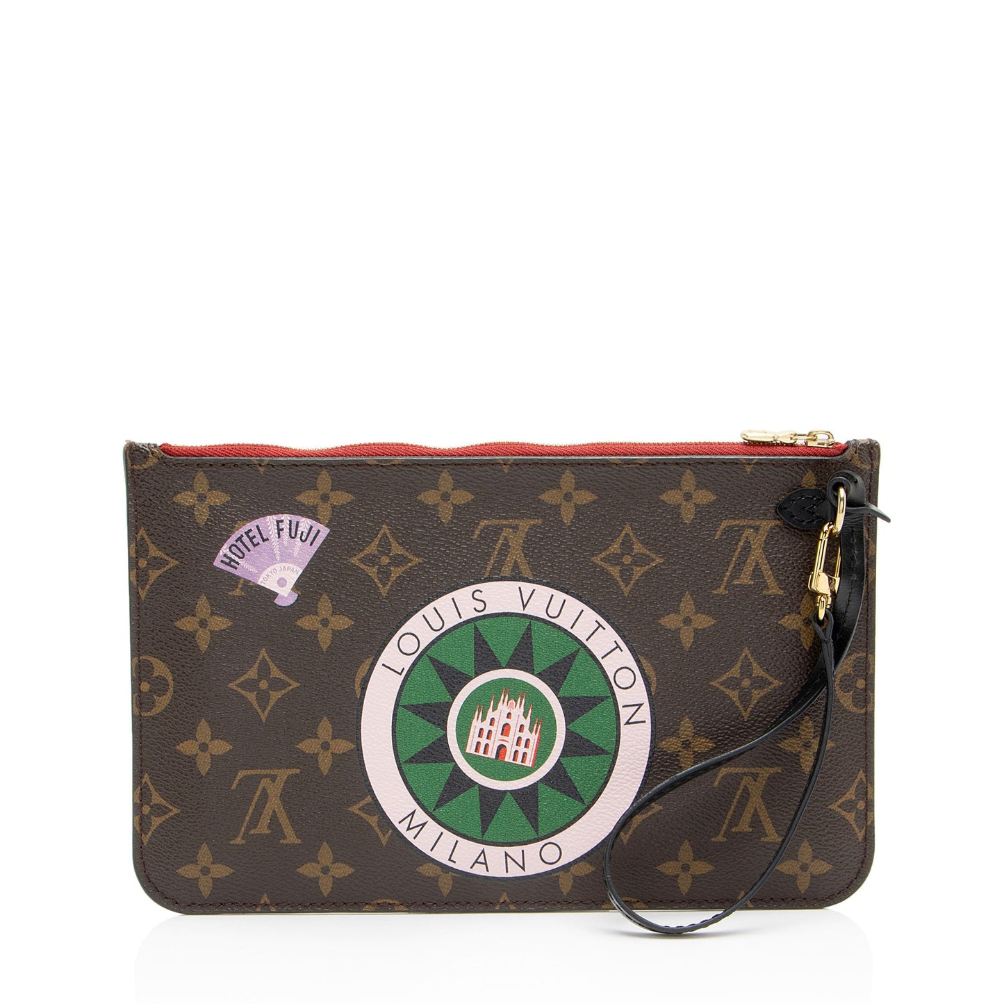 Louis Vuitton Monogram Canvas World Tour Neverfull MM Pochette