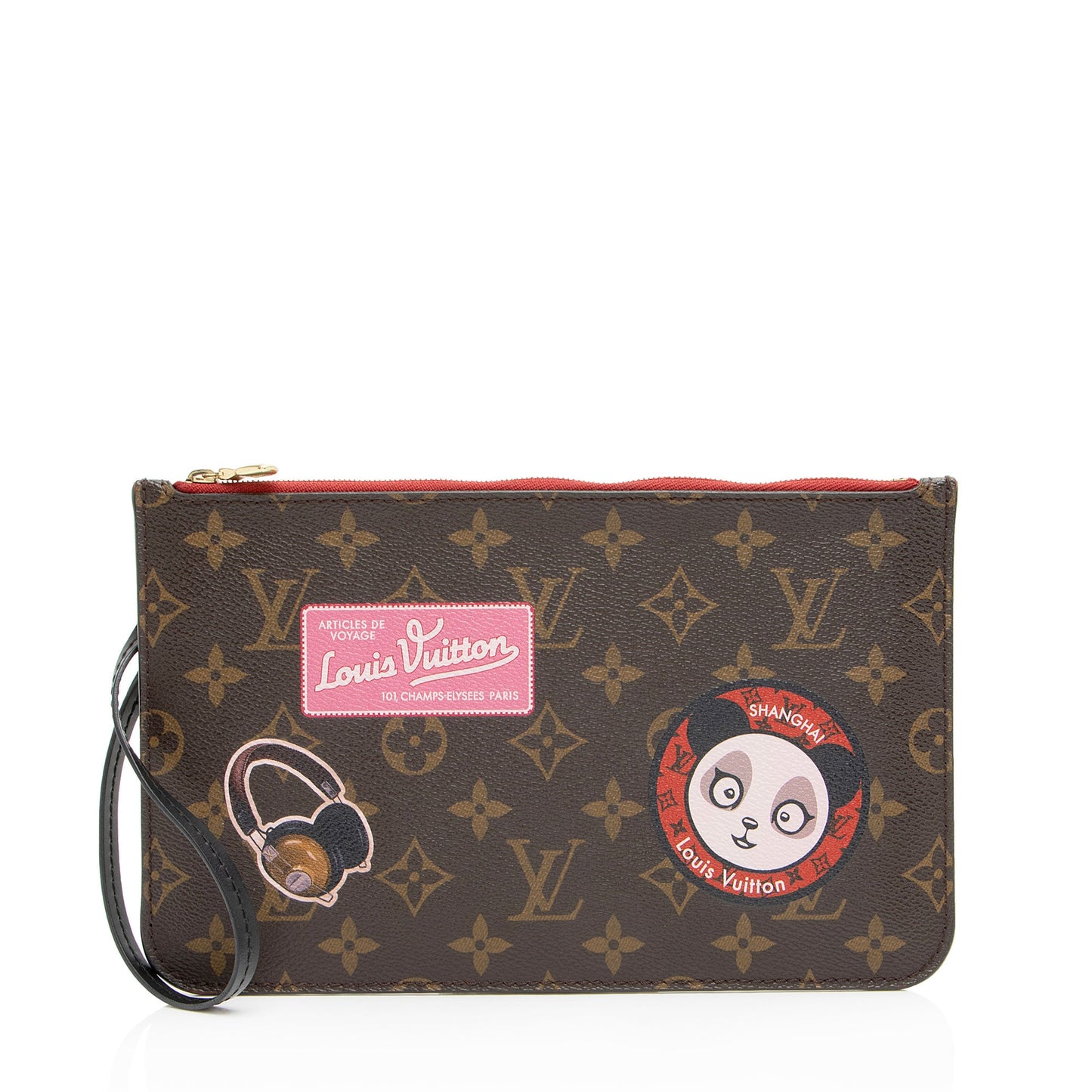 Louis Vuitton Monogram Canvas World Tour Neverfull MM Pochette