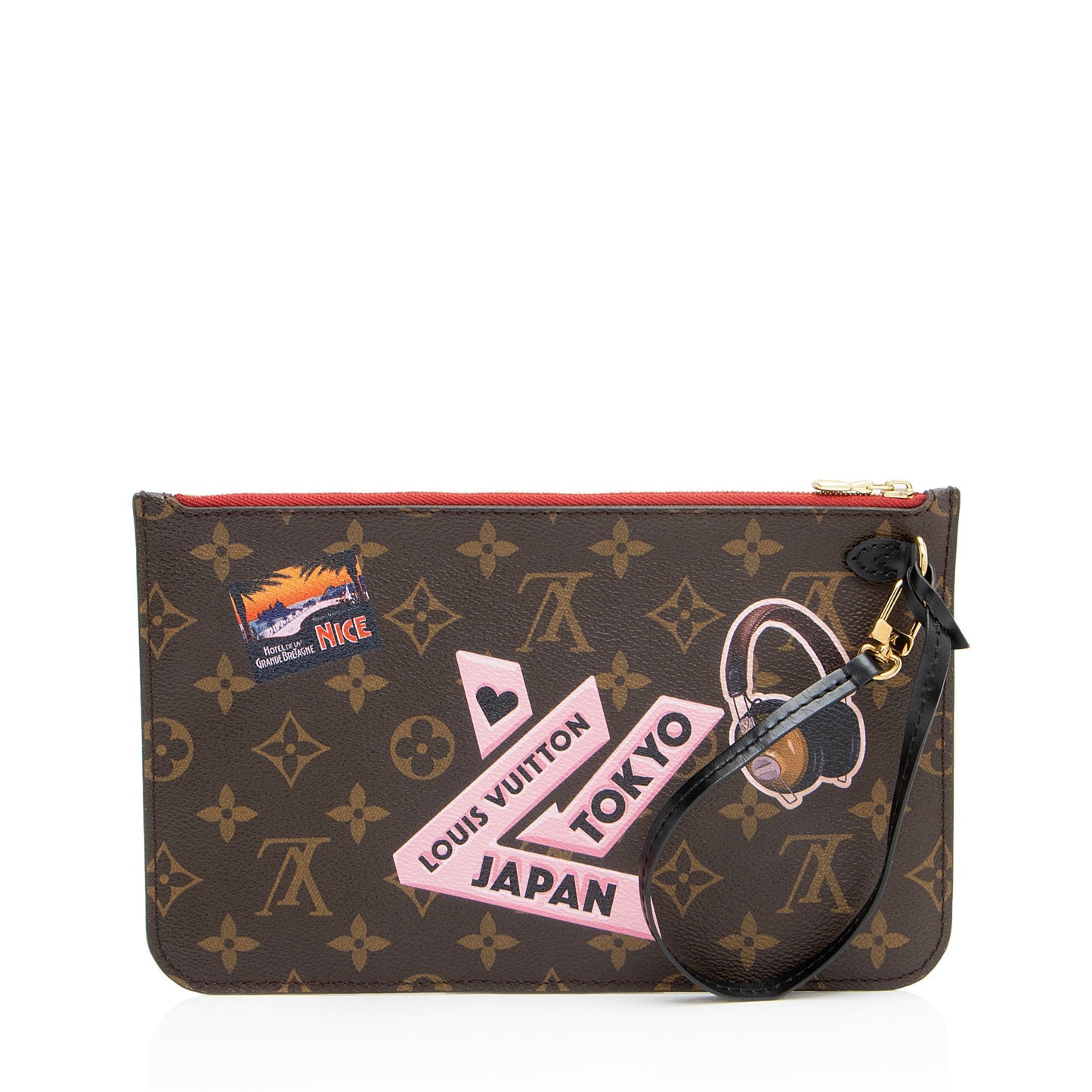Louis Vuitton Monogram Canvas World Tour Neverfull MM Pochette