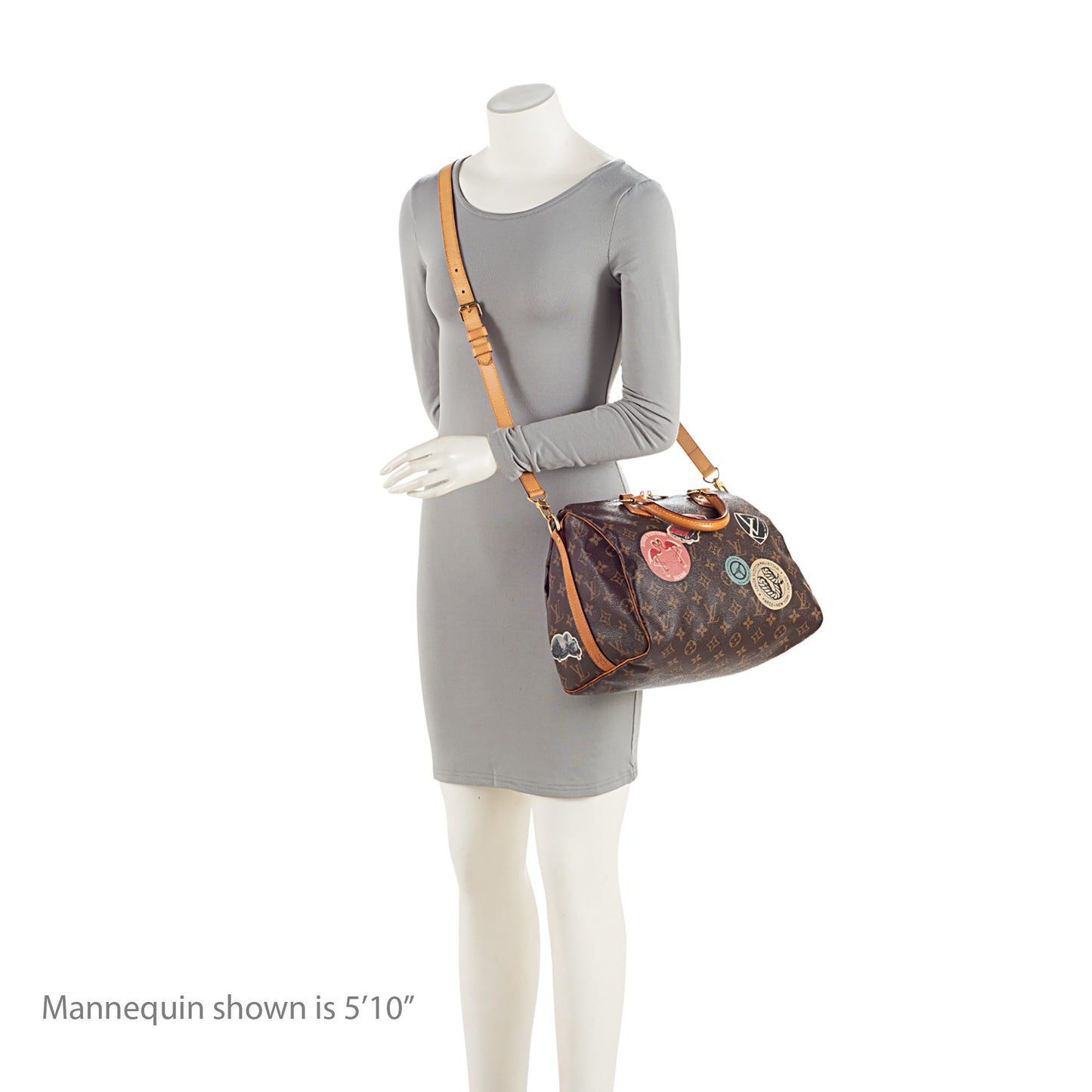 Louis Vuitton Monogram Canvas World Tour Speedy Bandouliere 30 Satchel (SHF-BIQxNQ)