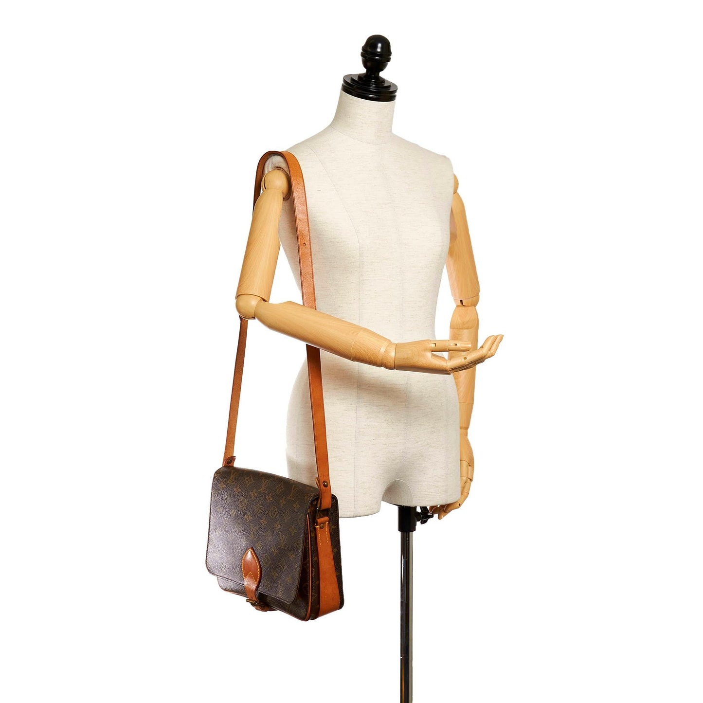 Louis Vuitton Monogram Cartouchiere GM (SHG-28717)