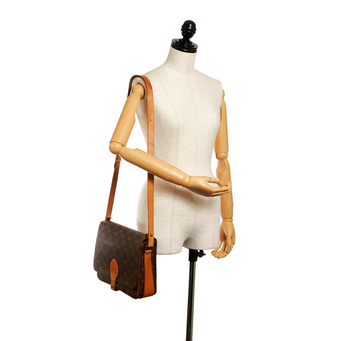 Louis Vuitton Monogram Cartouchiere MM (SHG-29945)
