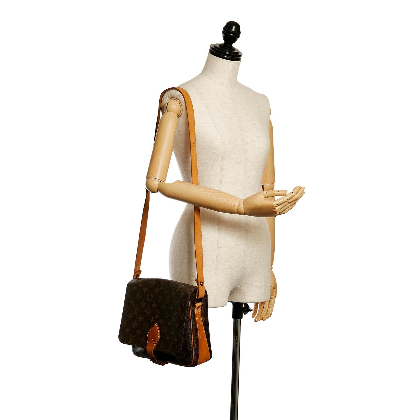 Louis Vuitton Monogram Cartouchiere MM (SHG-30679)