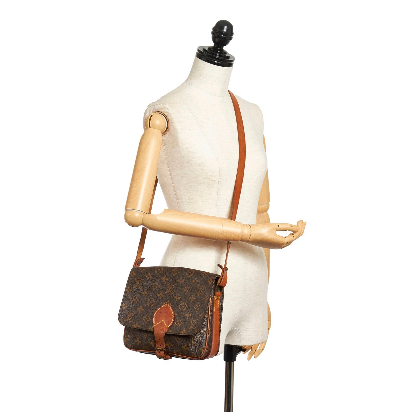 Louis Vuitton Monogram Cartouchiere MM (SHG-32062)