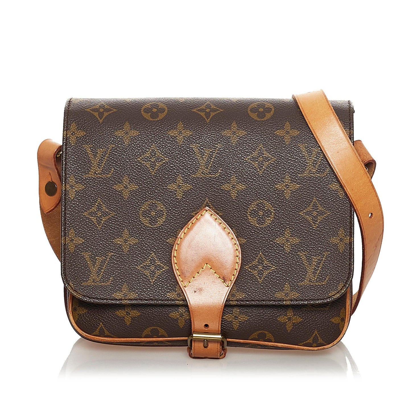 Louis Vuitton Monogram Cartouchiere MM (SHG-34703)