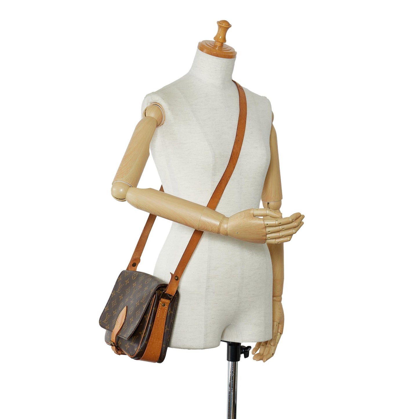 Louis Vuitton Monogram Cartouchiere MM (SHG-cQBUXN)