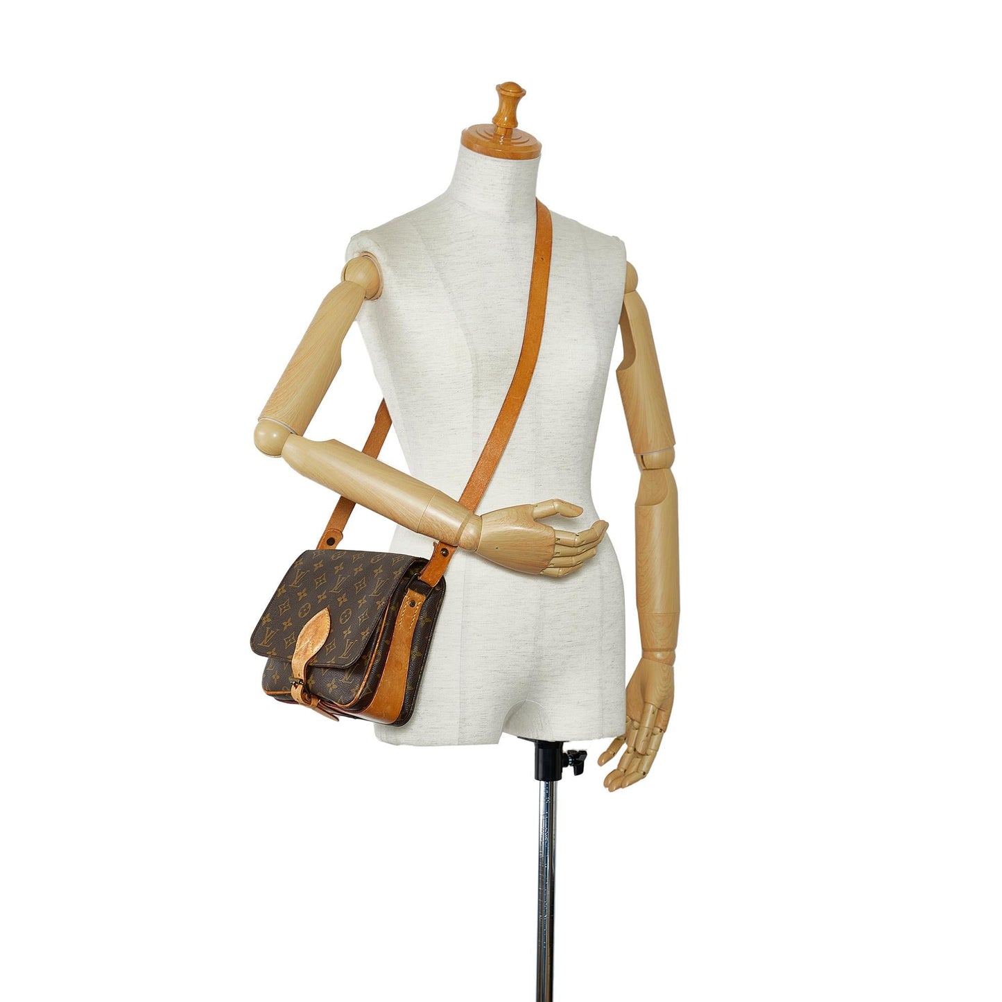 Louis Vuitton Monogram Cartouchiere MM (SHG-ccRg4F)
