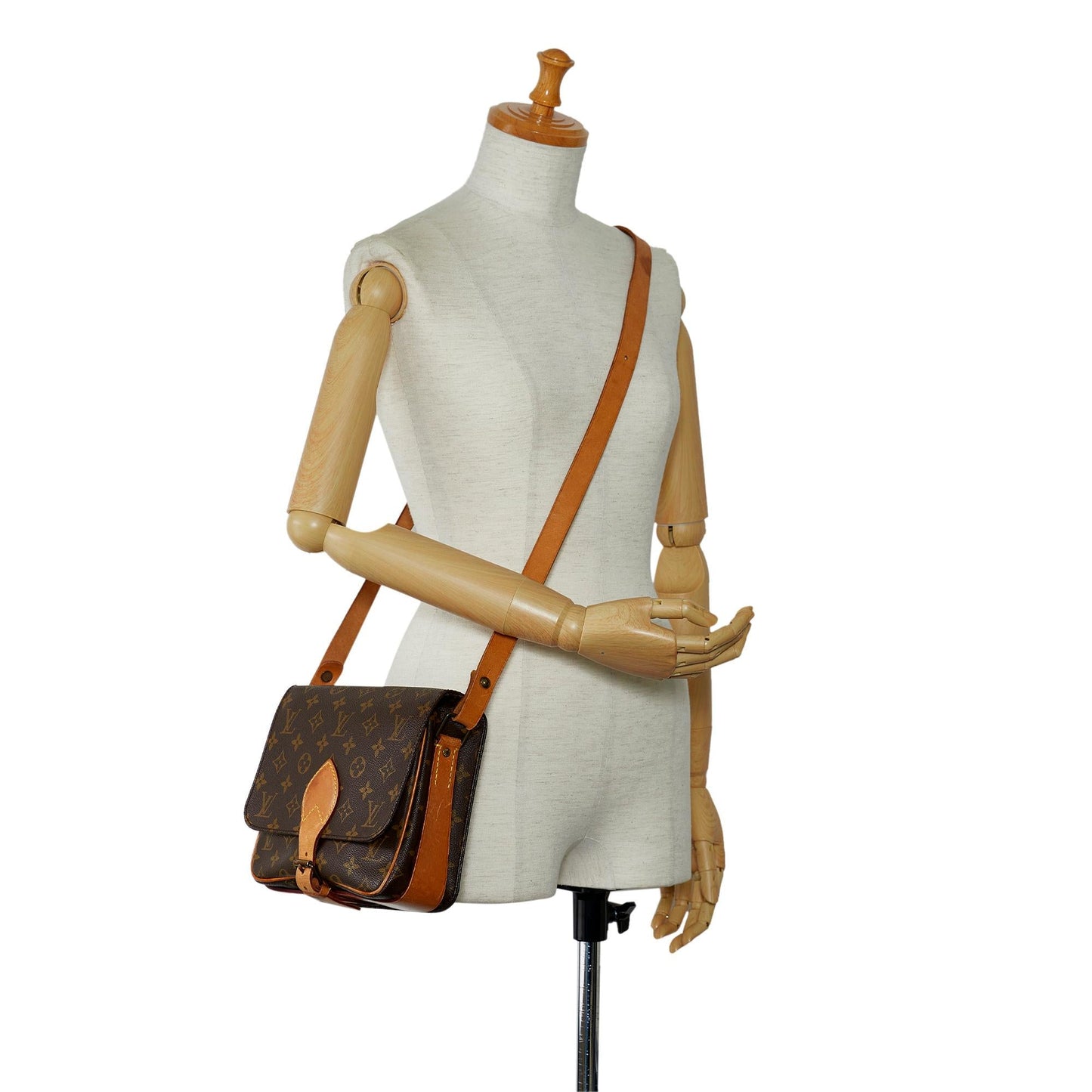 Louis Vuitton Monogram Cartouchiere MM (SHG-4FmNRV)