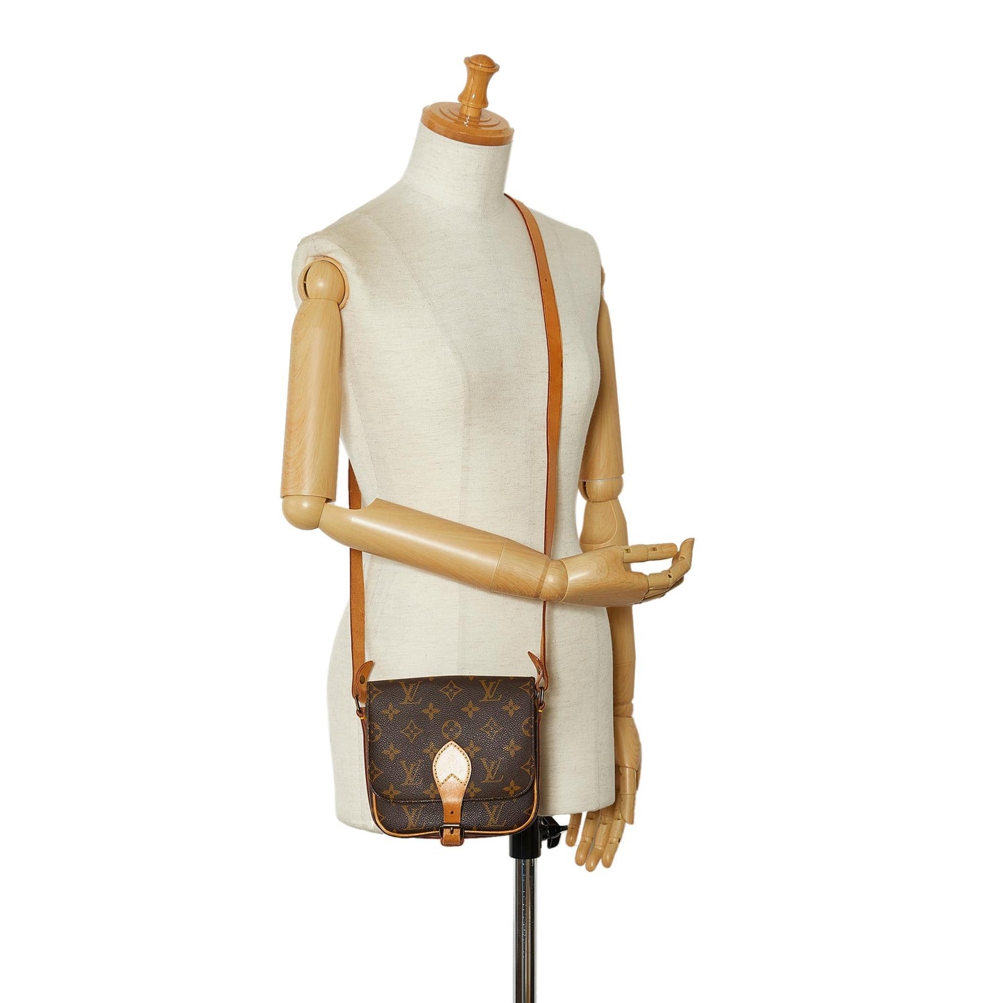 Louis Vuitton Monogram Cartouchiere MM (SHG-32DcGv)