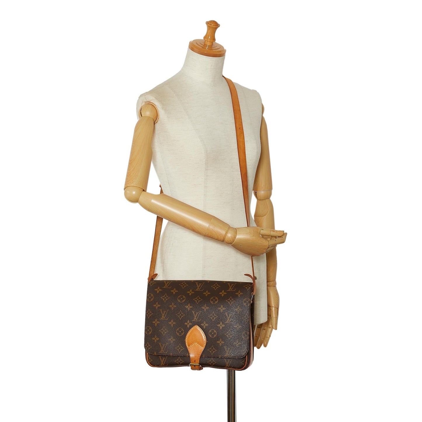 Louis Vuitton Monogram Cartouchiere MM (SHG-fdgcPR)