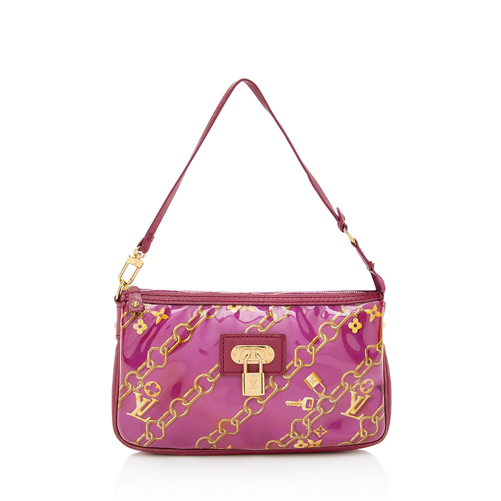 Louis Vuitton Monogram Charms Pochette (SHF-19310)