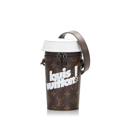 Louis Vuitton Monogram Coffee Cup Pouch (SHG-JJs33V)