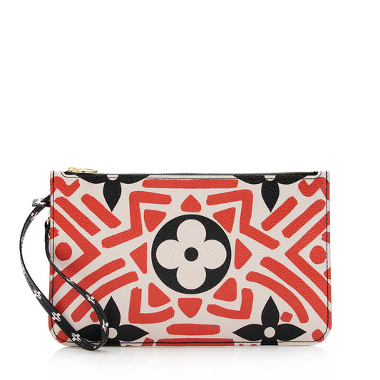 Louis Vuitton Monogram Crafty Neverfull MM Pochette (SHF-16845)