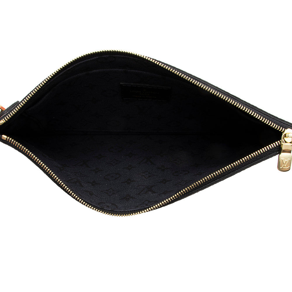 Louis Vuitton Monogram Crafty Neverfull MM Pochette (SHF-16845)