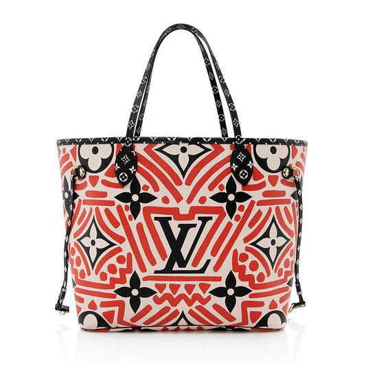 Louis Vuitton Monogram Crafty Neverfull MM Tote (SHF-19035)