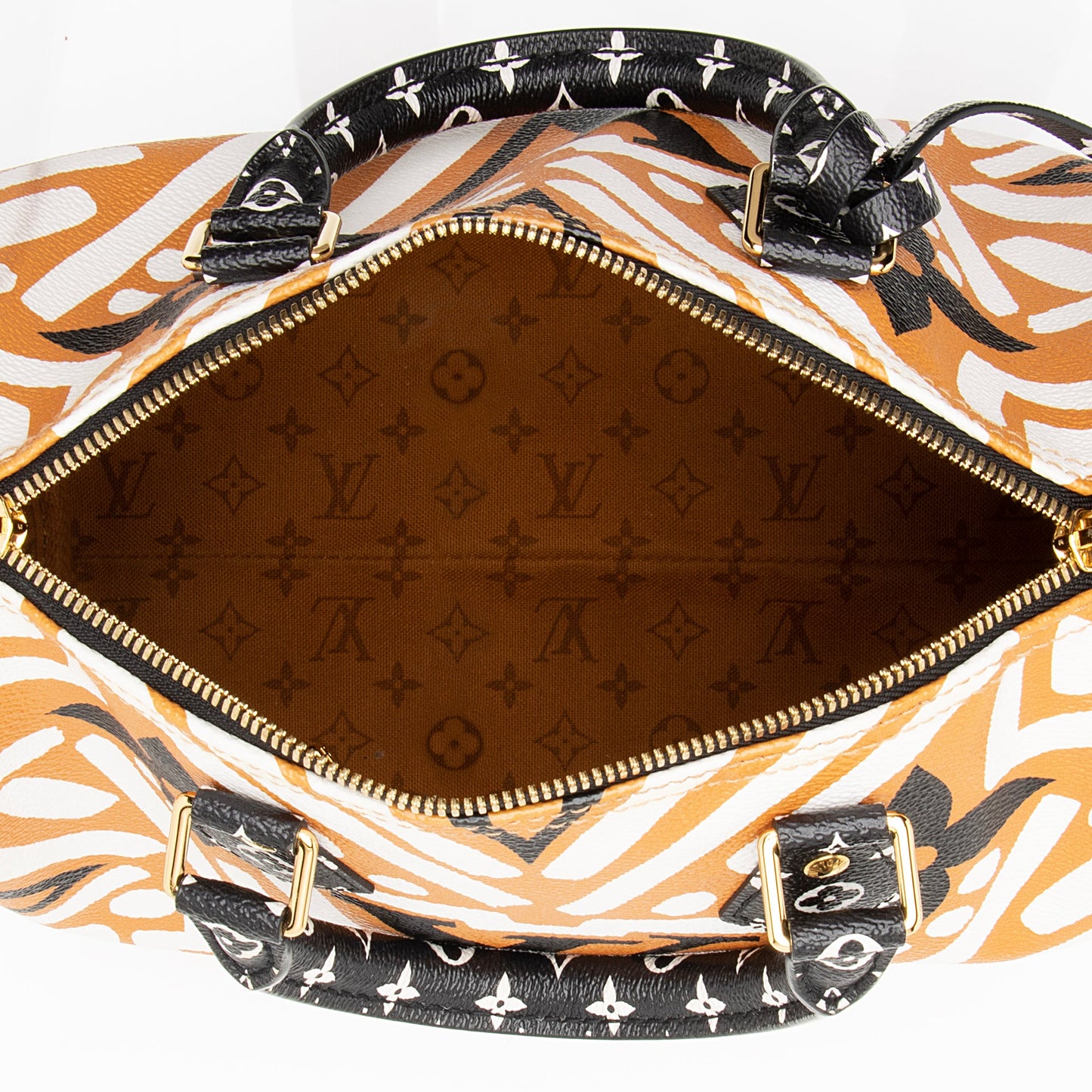 Louis Vuitton Monogram Crafty Speedy Bandouliere 25 Satchel -  (SHF-22627)