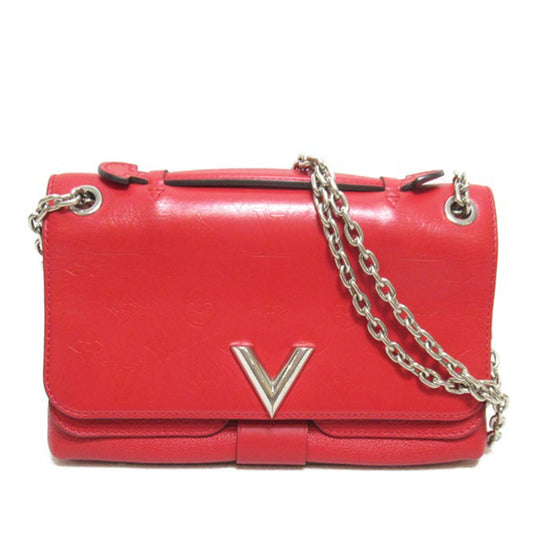 Louis Vuitton Monogram Cuir Plume Ecume Very Chain Bag (SHG-c9RARW)